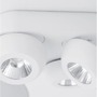 Bodová - NV 9105203 Bodové svítidlo GON bílý hliník LED 4x5W 230V 3000K IP20 - NOVA LUCE - foto 4