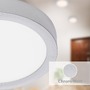 Kruhová - BRI 7117-014 LED stropní svítidlo, pr. 22,5 cm, 16,5 W, matný chrom - BRILONER - foto 4