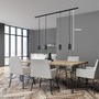 Lištové Briloner 230V - BRILO 8016045 1-fázový lištový systém, kompletní sada, 4x LED závěsná svítidla, černá - BRILO - foto 4