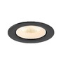 Kruhová - LA 1009707 NUMINOS® GIMBLE L Stropní vestavné svítidlo, 2700 K, 40°, IP20, kulaté, černé / bílé - BIG WHITE (SLV) - foto 4