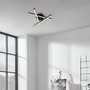 Dekorativní - BRILO 3518035 LED stropní svítidlo, 40 cm, 15 W, 2200 lm, černá (starý kód: BRILO 3518-035) - BRILO - foto 4