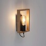 Dekorativní - LD 15654-18 FRANKY LED nástěnné svítidlo, černá, dřevěný rám, kolébkový spínač, kov, 1 ramenné - LEUCHTEN DIREKT / JUST LIGHT - foto 4