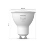 GU10/GZ10 - PH 8720169230231 Hue sada 2x LED žárovka White GU10 4,2W 400lm 2700K CRI80 IP20 - PHILIPS - foto 4