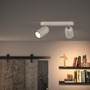 Bodová - PH 50582/31/PN Bodové svítidlo Philips Pongee 50582/31/PN bílé 2x max.10W - PHILIPS (915005530801) - foto 4
