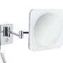 Zrcadla - P 78933 HomeSpa LED kosmetické zrcadlo Jora 3-násobné zvětšení IP44 chrom/bílá/zrcadlo 3,3W měnitelná bílá - PAULMANN - foto 4
