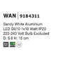 Bodová - NV 9184311 Bodové svítidlo WAN bílý hliník GU10 1x10W IP20 220-240V bez žárovky - NOVA LUCE - foto 4