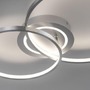 Kruhová - LD 14540-95 ASMINA LED stropní svítidlo hliník otočné světelné kruhy samostatně vypínatelné 3000K - LEUCHTEN DIREKT / JUST LIGHT - foto 4