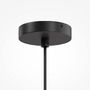 Kruhová - M MOD613PL-05GR Závěsné svítidlo Bergamo E27 5x60W černá/šedá kov - MAYTONI - foto 4