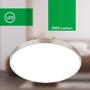 Kruhová - BRILO 3936012 Kaida stropní svítidlo pr.38 cm - 17,1W, 3900lm, LED, energetická třída A, neutrální bílá, matný nikl - BRILO - foto 4
