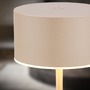 Stolní lampy dekorační - BRILO 7629011 Kira stolní lampička - 3W, 200lm, bezdrátová, LED, dotykový vypínač, stmívatelné, béžová - BRILO - foto 4