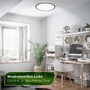 Kruhová - BRILO 3836015 Pulap A LED stropní svítidlo, energetická třída A, přímé a nepřímé osvětlení, černá - BRILO - foto 4