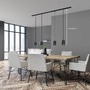 Lištové Briloner 230V - BRILO 8015045 1-fázový lištový systém, kompletní sada, 4x GU10 závěsná svítidla, černá - BRILO - foto 4