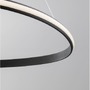 Kruhová - NV 9357064 Závěsné svítidlo ARIES černý hliník a akryl LED 32W 230V 3000K IP20 stmívatelné - NOVA LUCE - foto 4