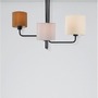 Dekorativní - NV 9151403 Stropní svítidlo BITONTO černý kov bílé stínidlo E14 3x5W 230V IP20 bez žárovky - NOVA LUCE - foto 4
