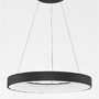Kruhová - NV 9453453 Závěsné svítidlo RANDO THIN černý hliník a akryl LED 50W 230V 3000K IP20 stmívatelné - NOVA LUCE - foto 4