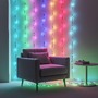Interiérové řetězy - PH 8720169076969 WiZ vánoční osvětlení 15W 2700-5000K RGB 20m IP44, černé - PHILIPS - foto 4
