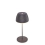 Stolní lampy dekorační - BRILO 7552015 Nabíjecí stolní lampa Riffle Mini - 20 cm, 1,5W, 150lm, bezdrátová, LED, stmívatelné, dotykový vypínač, antracit - BRILO - foto 4