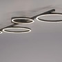 Dekorativní - LD 14211-18 MINI RITUS LED stropní svítidlo černé světelné kruhy krokově stmívatelné 3000K - JUST LIGHT - foto 4