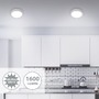 Kruhová - BRI 7117-414 LED stropní svítidlo, pr. 22,5 cm, 16,5 W, matný chrom - BRILONER - foto 4