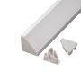 Rohové profily - LED profil R6 stříbrný rohový 16*16 - foto 4