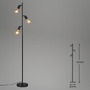 Stojací lampy - BRILO 1387-035 Stojací svítidlo pr. 22 cm 3x E27 10W černá - BRILO - foto 4