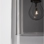 Válec - NV 9236700 Závěsné svítidlo VELOR dvouvrstvé kouřové sklo černý kabel černá kovová základna E27 1x12W 230V IP20 bez žárovky - NOVA LUCE - foto 4