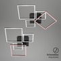 Hranatá - BRILO 3093-015 LED CCT rám 75 cm 38W 4000lm černá - BRILO - foto 4