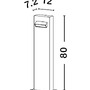 Sloupková - NV 9020922 Venkovní sloupkové svítidlo ZELDA černý hliník a akrylový difuzor proti oslnění LED 6W 3000K 100-240V IP65 - NOVA LUCE - foto 4