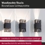 Dekorativní - P 71251 LED nástěnné svítidlo Tharin IP44 3000K 120x104mm 2x3,7W černá - PAULMANN - foto 4