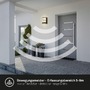 Nástěnná - BRI 3795015 LED nabíjecí nástěnné svítidlo, venkovní, pohybové čidlo, soumrakový senzor, IP44, černá - BRILONER - foto 4