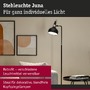Stojací lampy - P 78480 Stojací svítidlo Juna E14 max. 20W černá mat/šampaň kov - PAULMANN - foto 4