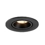 Kruhová - LA 1009385 NUMINOS® GIMBLE S Stropní vestavné svítidlo, 2700 K, 55°, IP20, kulaté, černé - BIG WHITE (SLV) - foto 4