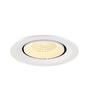 Kruhová - LA 1009575 NUMINOS® GIMBLE M Stropní vestavné svítidlo, 3000 K, 55°, bílé - BIG WHITE (SLV) - foto 4