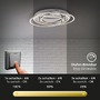 Kruhová - BRI 3248018 LED stropní svítidlo, pr. 52,5 cm, 56 W, hliník-chrom (starý kód: BRI 3248-018) - BRILONER - foto 4