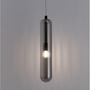 Válec - NV 9028851 Závěsné svítidlo GUSTAVE lehce kouřově šedé sklo a matná černá G9 1x5W 230V IP20 bez žárovky - NOVA LUCE - foto 4