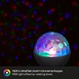 Stolní lampy dekorační - BRILO 7357-015 RGB LED stolní lampa, pr. 12,5 cm, 3 W, černá - BRILO - foto 4