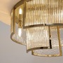 Kruhová - M MOD174CL-06G Stropní svítidlo Frame E14 6x60W zlatá kov sklo designové - MAYTONI - foto 4