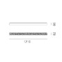 Dekorativní - AR 0220010APP Calipso lineární samostatné 120 stropní - Bluetooth - ARTEMIDE - foto 4