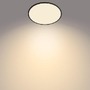 Kruhová - PH 8719514327085 LED Stropní přisazené svítidlo Philips Superslim CL550 8719514327085 22W 2000lm 2700K IP20 43cm černé, 3-krokové stmívání - PHILIPS (929002666901) - foto 4