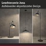 Stolní lampy pracovní - P 78479 Stolní lampa Juna E14 max. 20W černá mat, šampaň kov - PAULMANN - foto 4