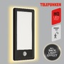 Nástěnná - TF 313905TF TELEFUNKEN LED venkovní nástěnné svítidlo s čidlem, 28 cm, 16 W, černá - BRILONER - foto 4