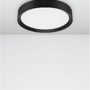 Kruhová - NV 9818452 Stropní svítidlo LUTON černý hliník matný bílý akrylový difuzor LED 47W 230V 3000K IP20 - NOVA LUCE - foto 4