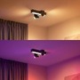 Bodová - PH 8720169318670 Hue 50608/30/P7 Hue WACA Centris stropní LED svítidlo 1x25W+GU10 3x5,7W 2810lm 2000-6500K RGB IP20 černá - PHILIPS - foto 4