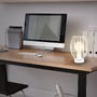 Stolní lampy dekorační - BRILO 7026-016 Stolní lampa, 25,6 cm, max. 25 W, bílé - BRILO - foto 4
