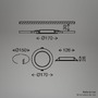 Kruhová - BRI 7994015 Jeft vestavný spot 170mm - 230V, 12W, 1200lm, LED, neutrální bílá, černý - BRILONER - foto 4
