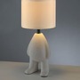 Stolní lampy dekorační - LD 14191-39 TED Stolní lampa béžová, stojící postava, látkové stínidlo, vypínač na kabelu - JUST LIGHT - foto 4