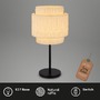 Stolní lampy dekorační - BRI 7851014 BRILONER Papper stolní lampa, stínidlo z přírodních vláken, přírodní 7851014 - foto 4