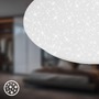 Kruhová - BRILO 3958416 Git stropní svítidlo pr.38 cm - 18W, 2200lm, LED, hvězdné nebe, neutrální bílá, bílé - BRILO - foto 4