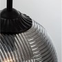 Koule - NV 9191210 Závěsné svítidlo ATHENA kouřové šedé sklo matný černý kov E27 1x12W 230V IP20 bez žárovky - NOVA LUCE - foto 4