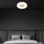 Kruhová - BRILO 3849016 Sufit Kristal LED stropní svítidlo ploché, třpitkový dekor, přímé a nepřímé osvětlení, bílé - BRILO - foto 4